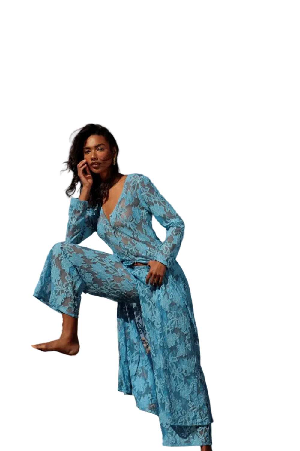 RAVELLO AZUR SHIRT & PANTS SET
