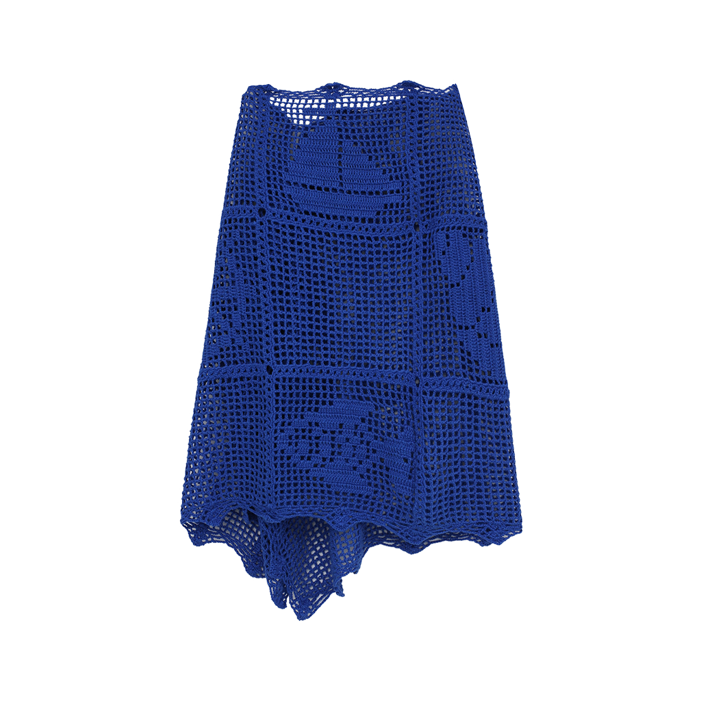 Falda croche azul (Le Shay)