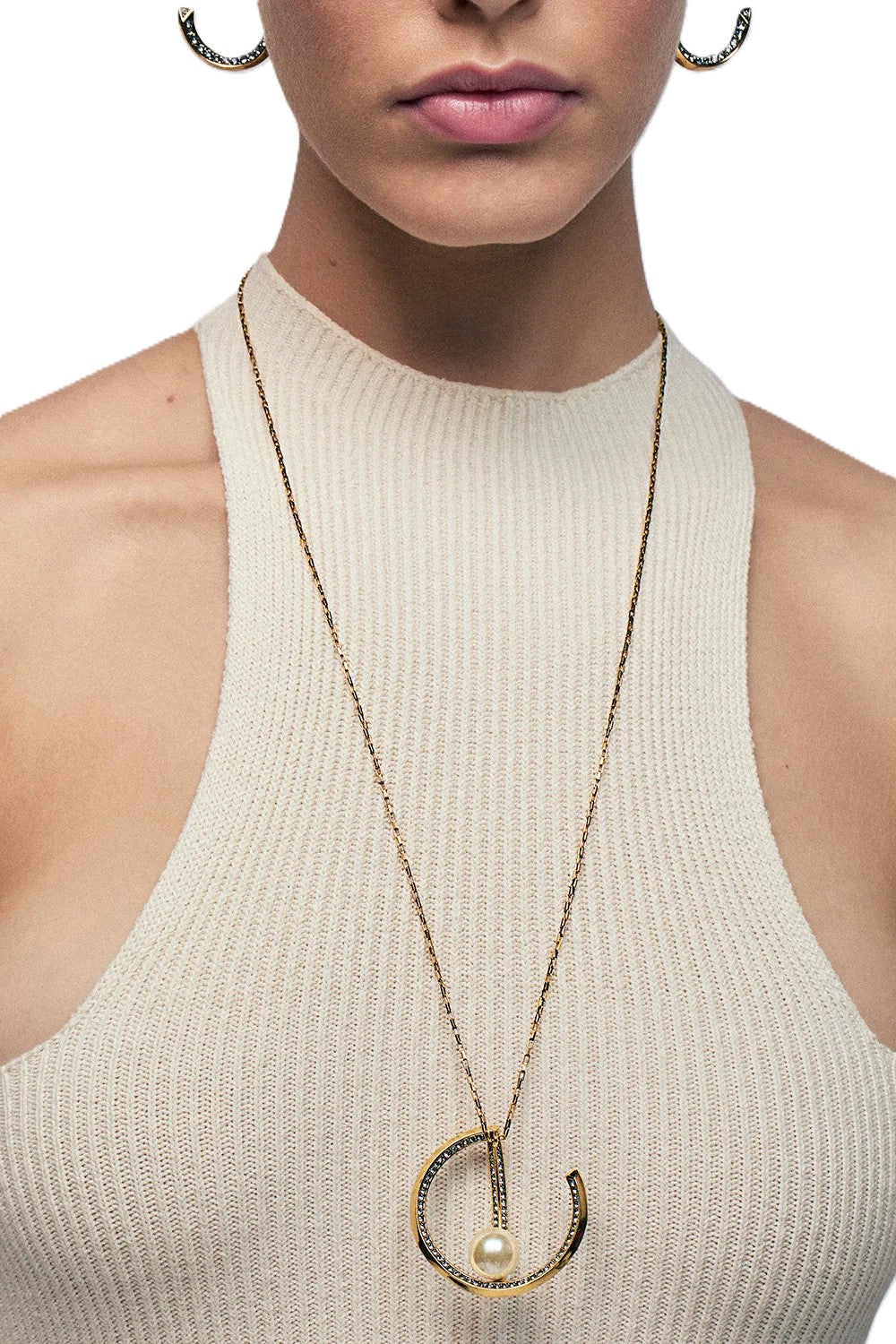SIRIUS VINTAGE GOLD PEARL NECKLACE