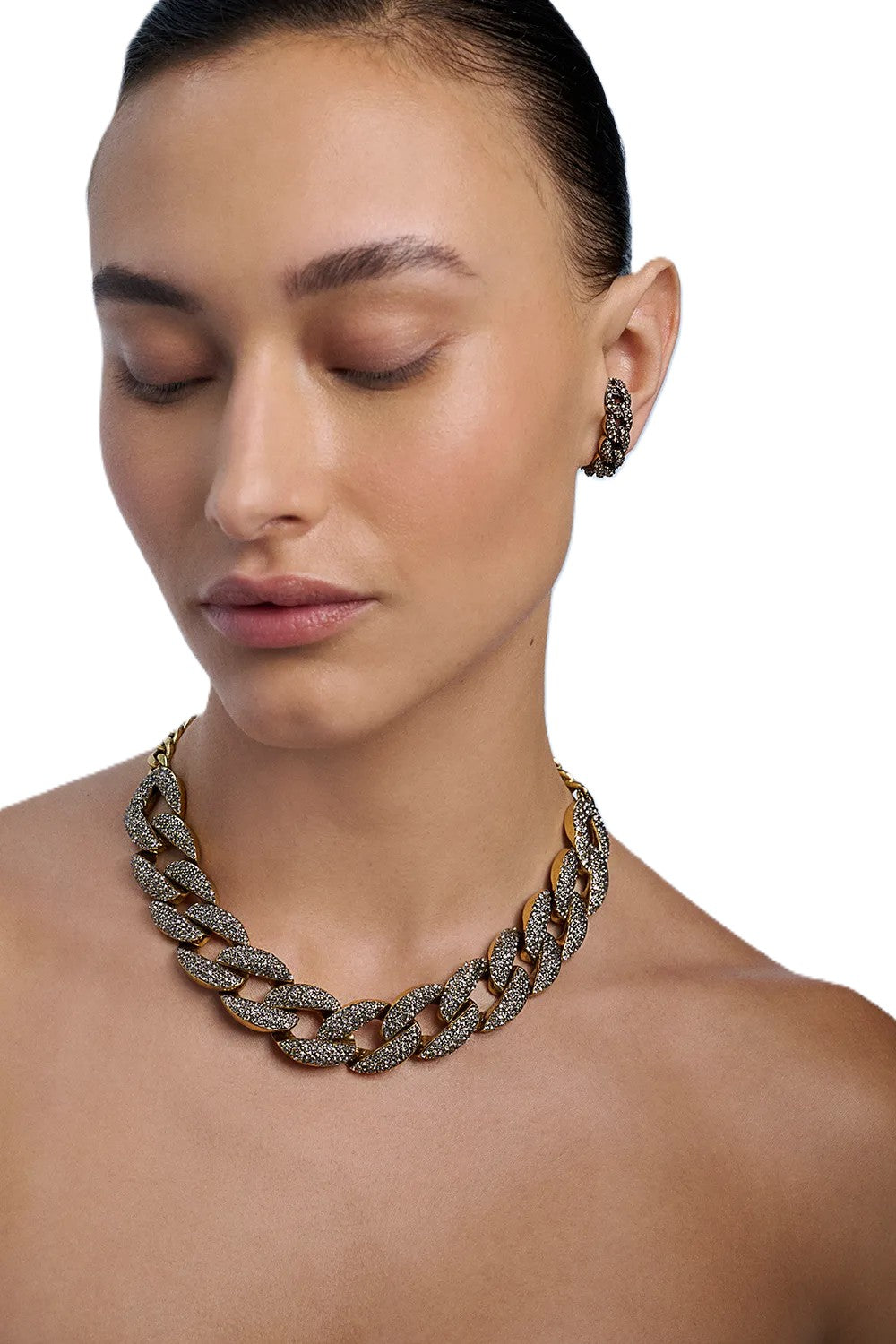 STRASS CLASSICS VINTAGE GOLD GRUME NECKLACE
