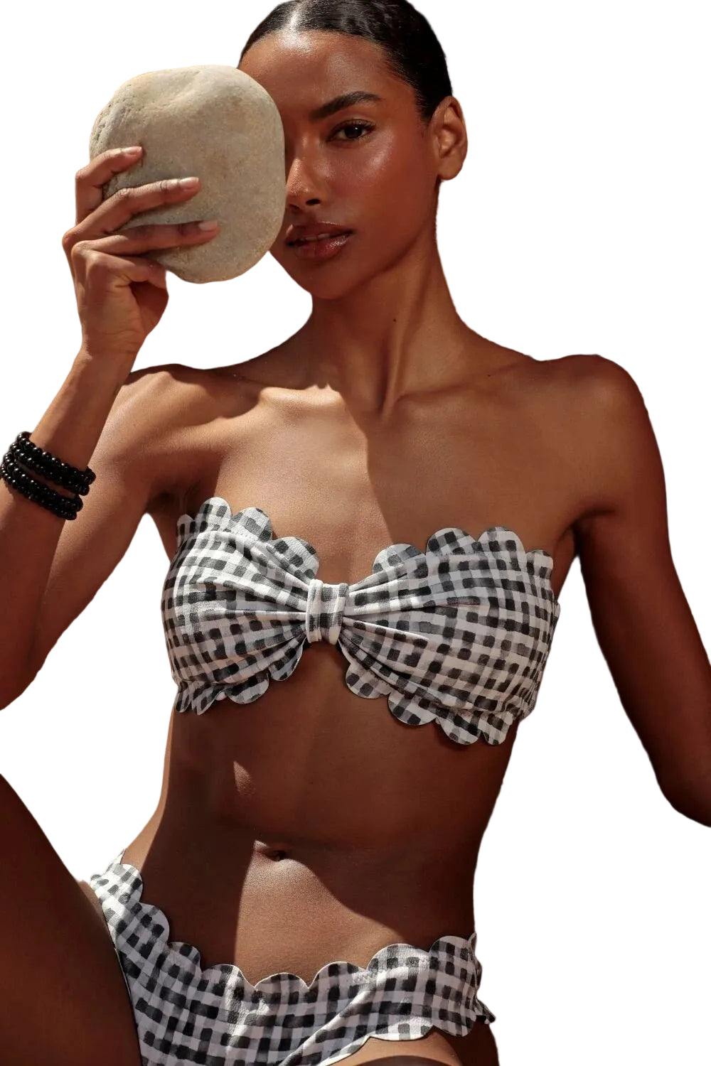 SANTORINI PLAID BIKINI