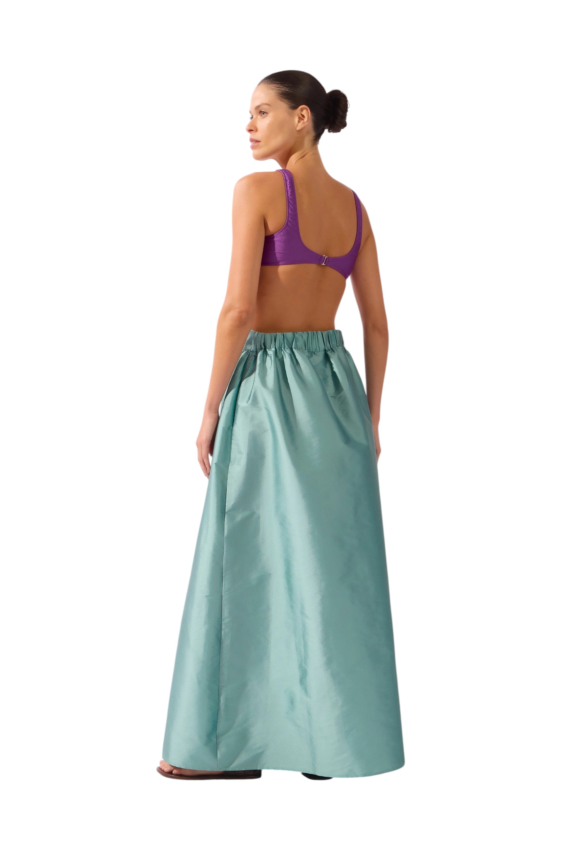SIDE-SLIT MAXI SKIRT