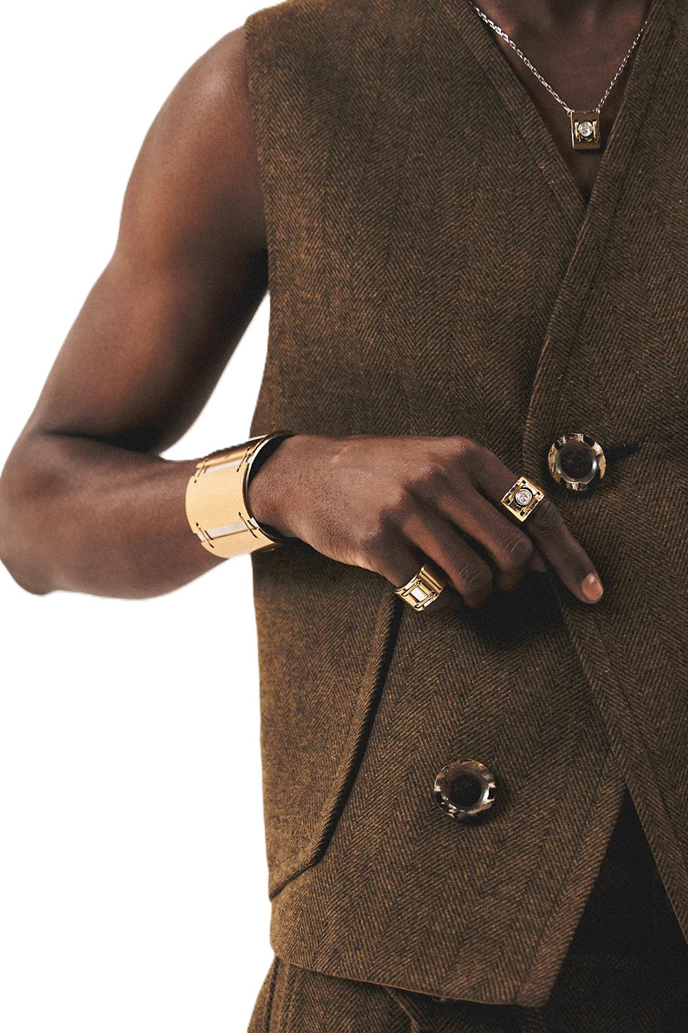VINTAGE GOLD CONCEPT BRACELET IN COLLABORATION WITH HERCHCOVITCH