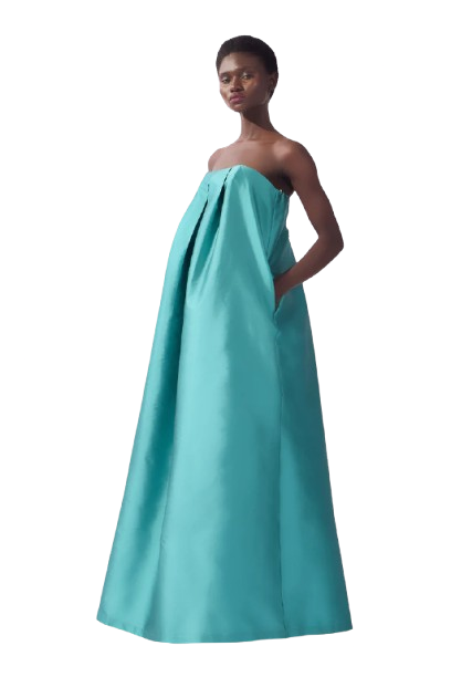 VOLUMINOUS MAXI DRESS