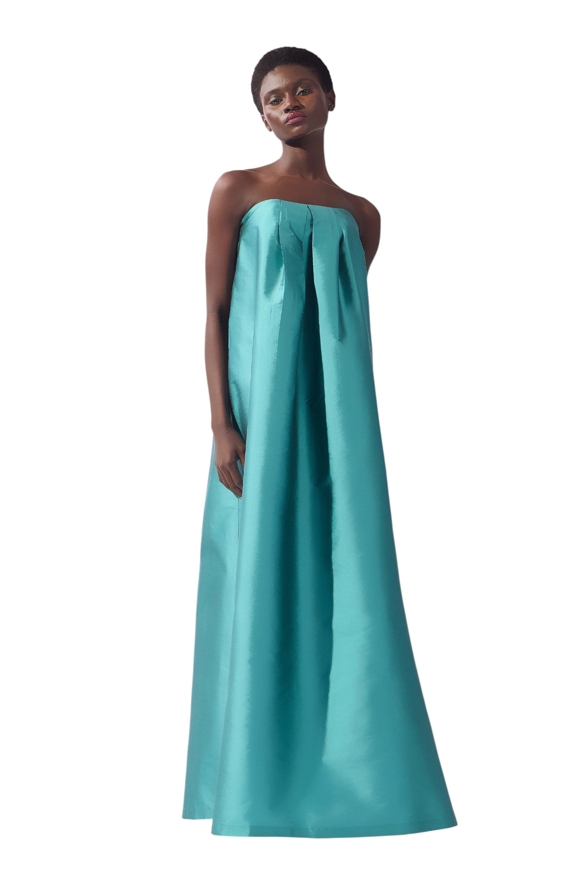 VOLUMINOUS MAXI DRESS