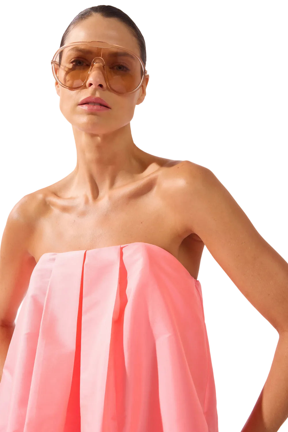 VOLUMINOUS MAXI DRESS