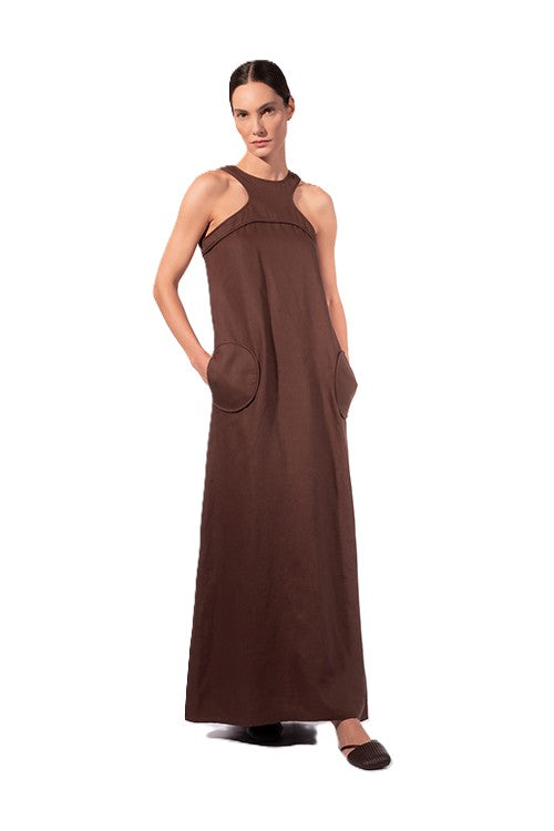 SOLID MAXI DRESS