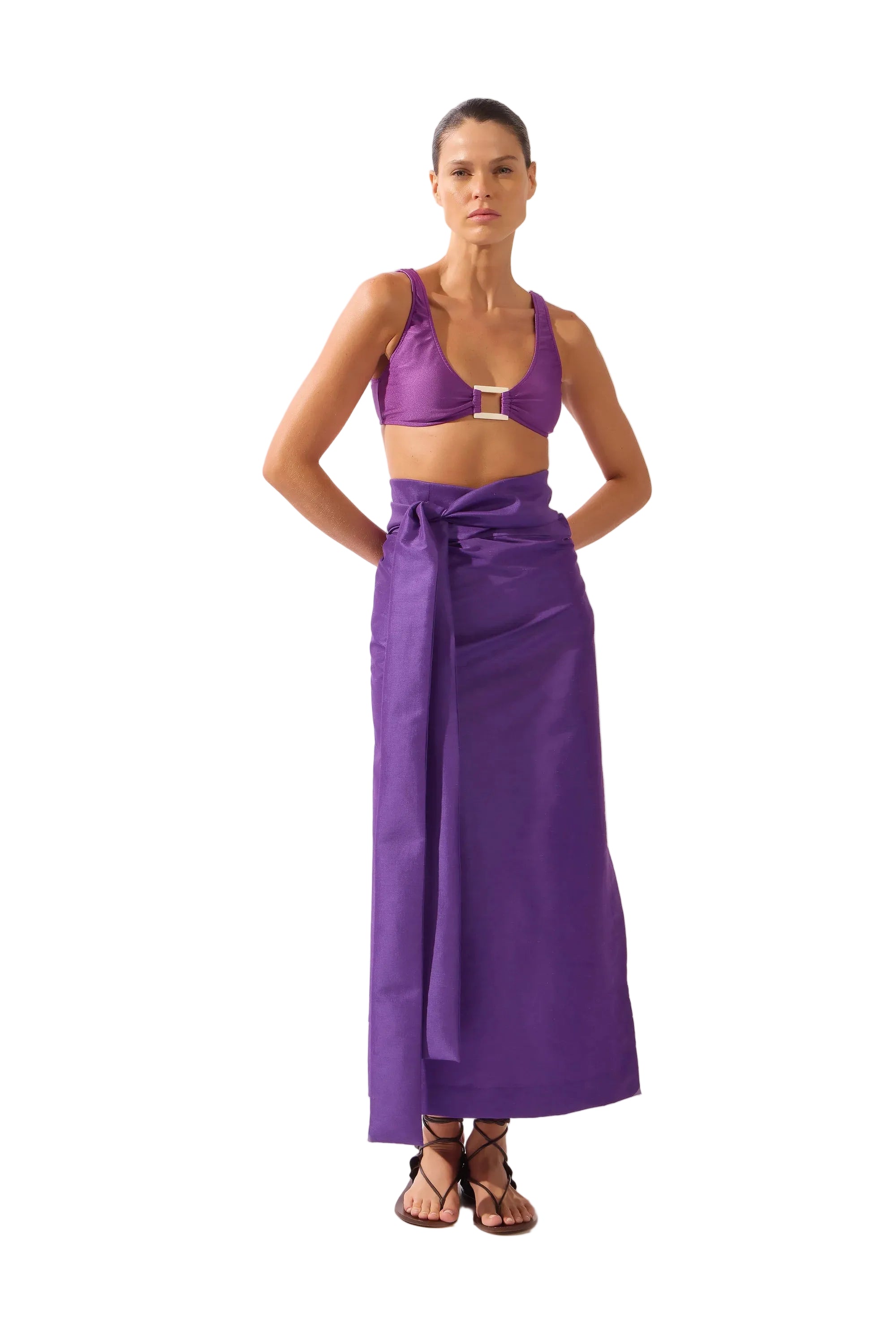 WRAP MAXI SKIRT